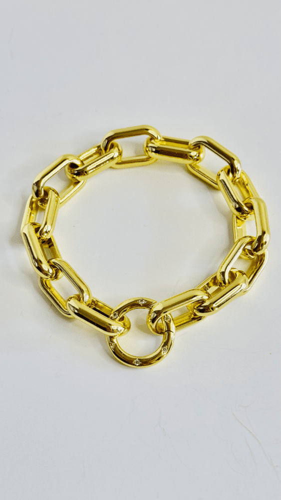 Thick Chain Gold Bracelet