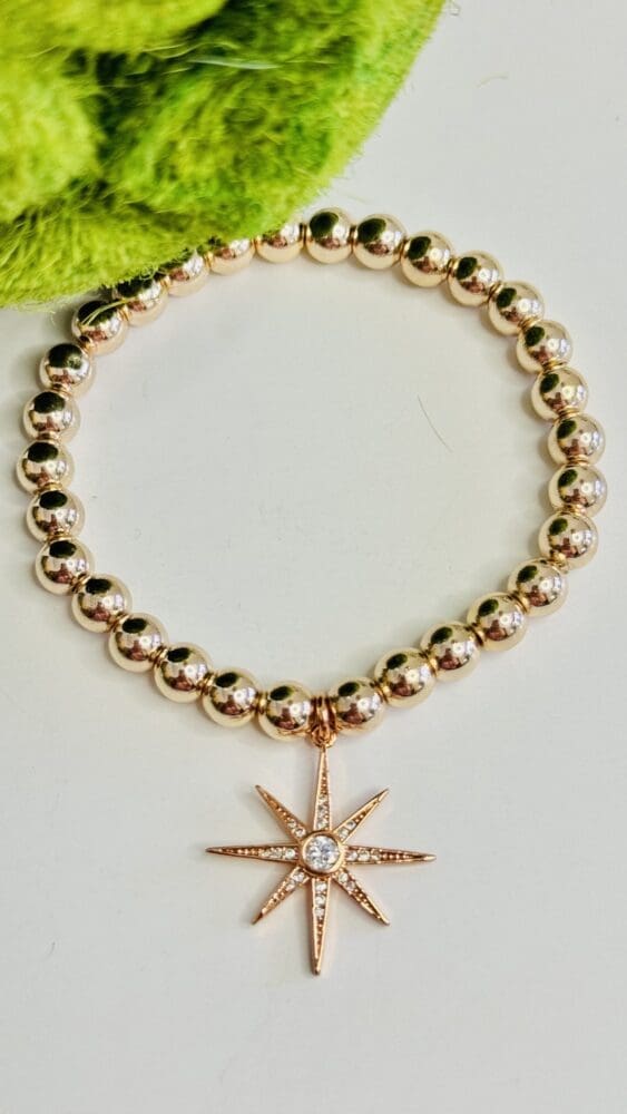 Hematite with Bronze Star