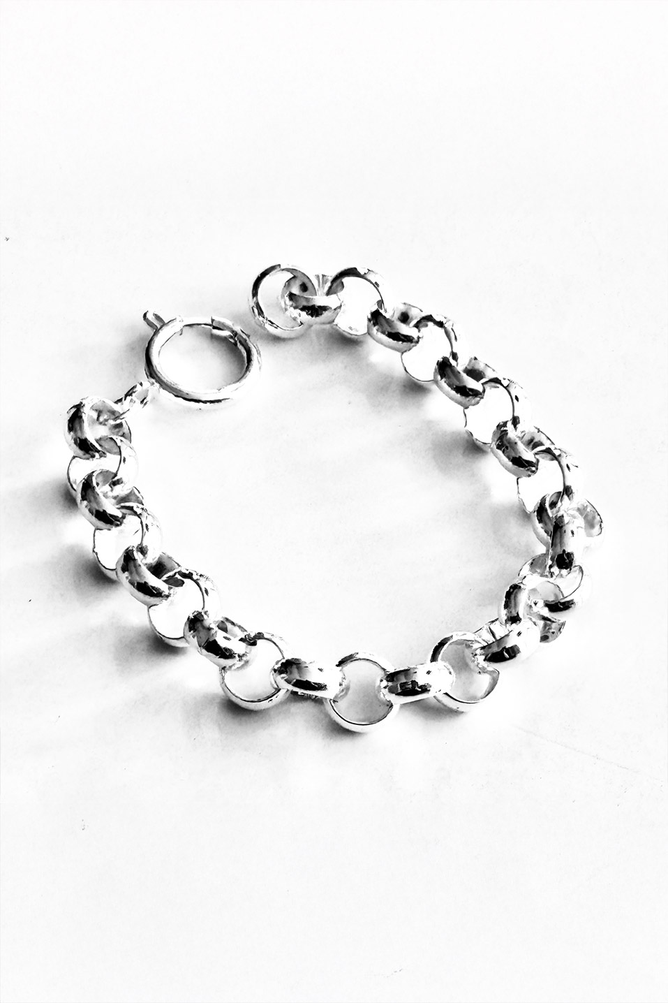 Stainless Steel Round Link Bracelet