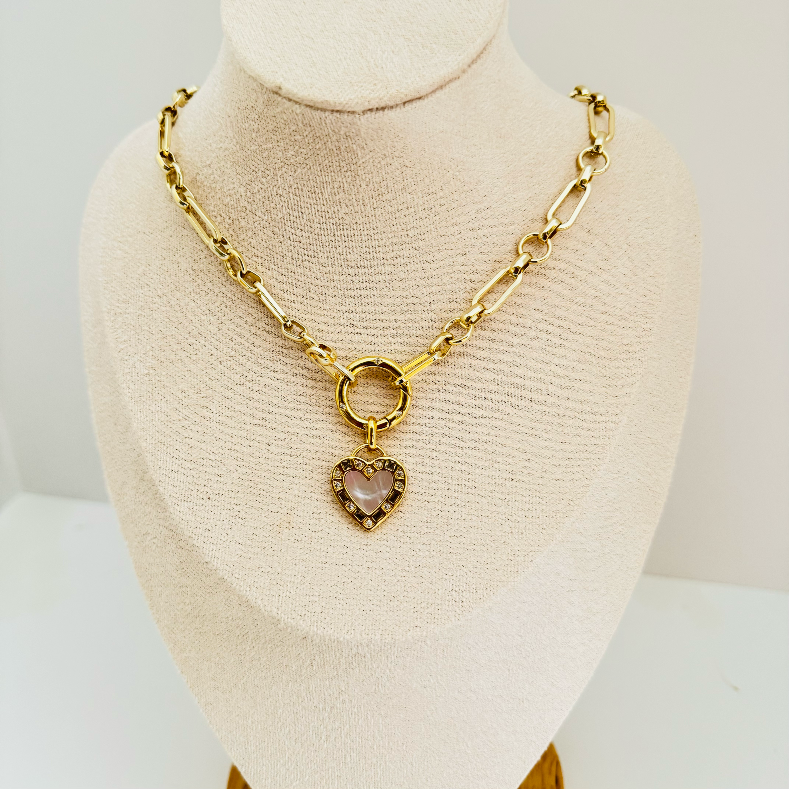 Gold Chain with LOVE Pendant